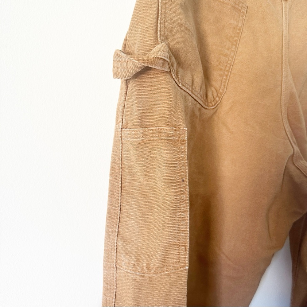 Carhartt Loose Fit Washed Duck Dungarees Utility Work Pant B11 Brown 38 x 30 - Picture 7 of 12